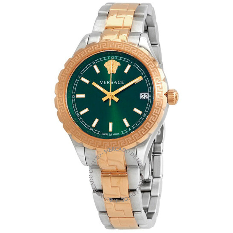 Relógio Mostrador verde de quartzo V1205 35 mm - Mercado de Luxo - O Maior E-Commerce de Bens, Produtos e Serviços de Luxo do Brasil.