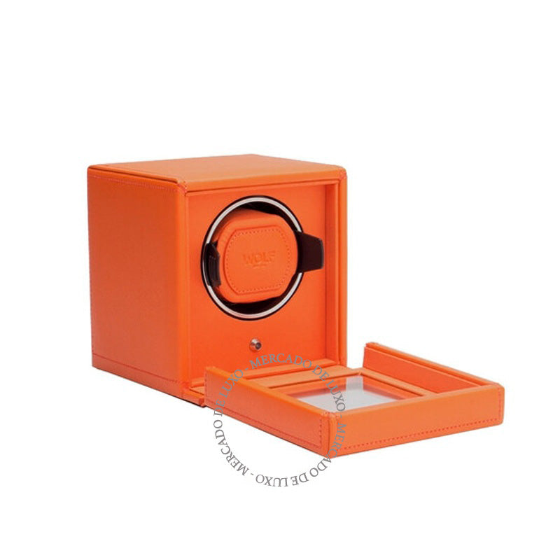 Relógio Enrolador de Cubos de Laranja  - Mercado de Luxo - O Maior E-Commerce de Bens, Produtos e Serviços de Luxo do Brasil.