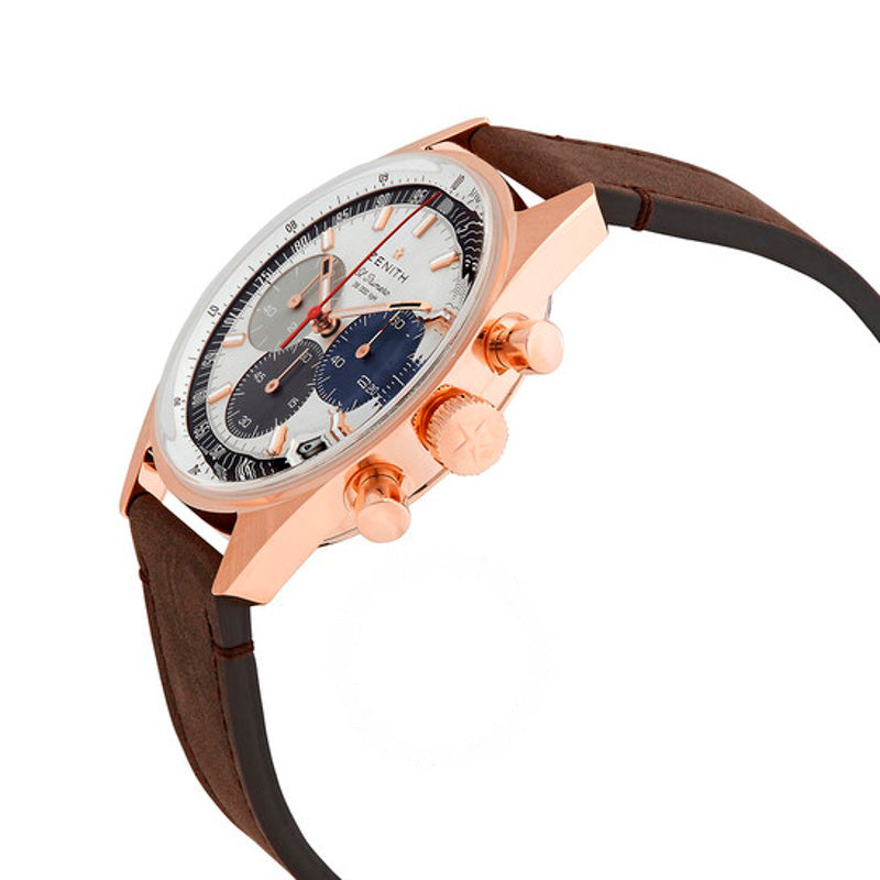 Relógio masculino Chronomaster El Primero cronógrafo automático com mostrador branco 38 mm - Mercado de Luxo - O Maior E-Commerce de Bens, Produtos e Serviços de Luxo do Brasil.