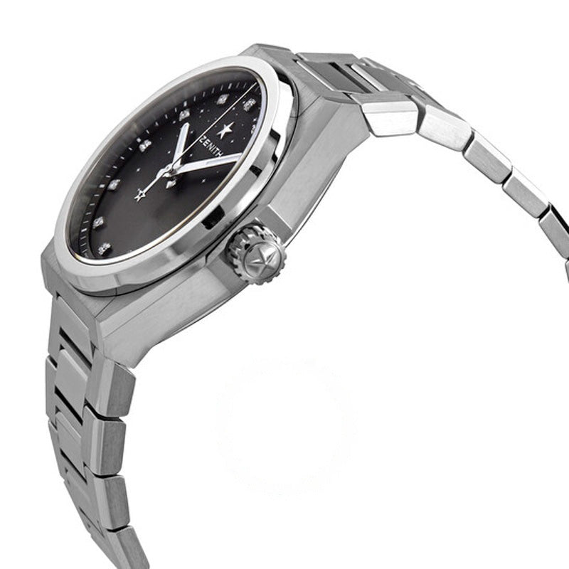 Relógio Defy Midnight Automático Cinza Gradiente Mostrador Diamante 36 mm - Mercado de Luxo - O Maior E-Commerce de Bens, Produtos e Serviços de Luxo do Brasil.
