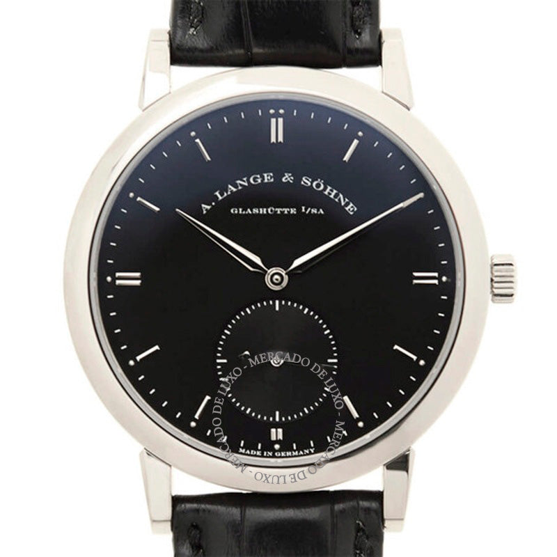 Relógio Grand Saxonia Automatik Mostrador Preto  - Mercado de Luxo - O Maior E-Commerce de Bens, Produtos e Serviços de Luxo do Brasil.