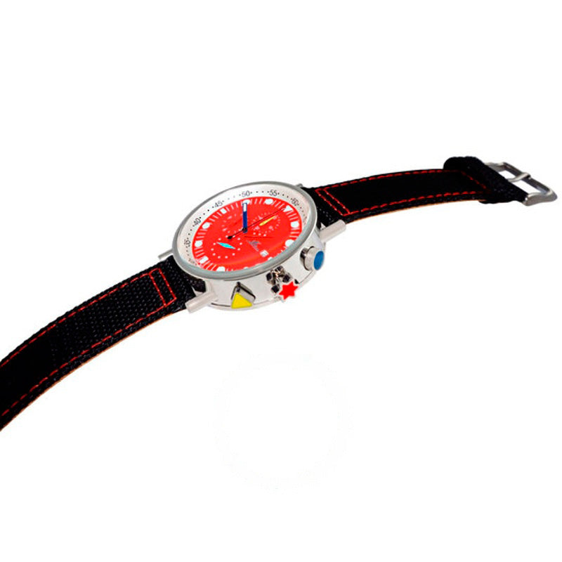 Relógio Mostrador vermelho de quartzo 45 mm - Mercado de Luxo - O Maior E-Commerce de Bens, Produtos e Serviços de Luxo do Brasil.