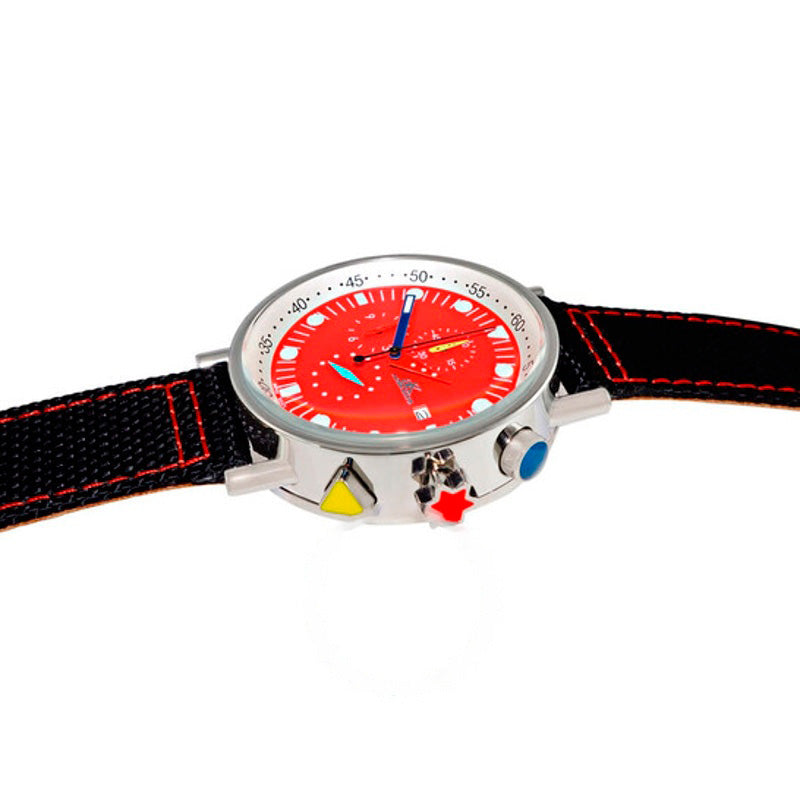 Relógio Mostrador vermelho de quartzo 45 mm - Mercado de Luxo - O Maior E-Commerce de Bens, Produtos e Serviços de Luxo do Brasil.