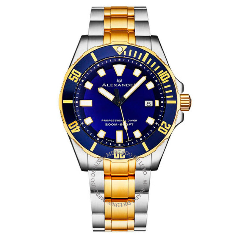 Relógio Alexander 2 Quartzo Mostrador Azul 42 mm - Mercado de Luxo - O Maior E-Commerce de Bens, Produtos e Serviços de Luxo do Brasil.