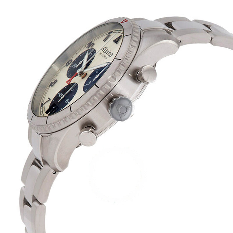 Relógio Cronógrafo Startimer Quartzo Mostrador Branco 41 mm - Mercado de Luxo - O Maior E-Commerce de Bens, Produtos e Serviços de Luxo do Brasil.