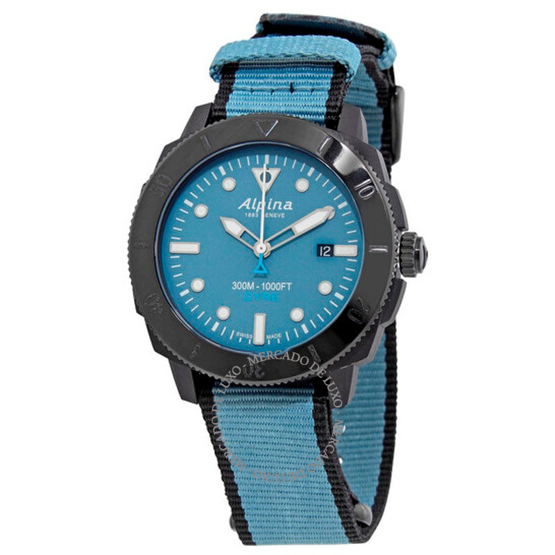 Relógio Seastrong Diver Automático Mostrador Azul  - Mercado de Luxo - O Maior E-Commerce de Bens, Produtos e Serviços de Luxo do Brasil.