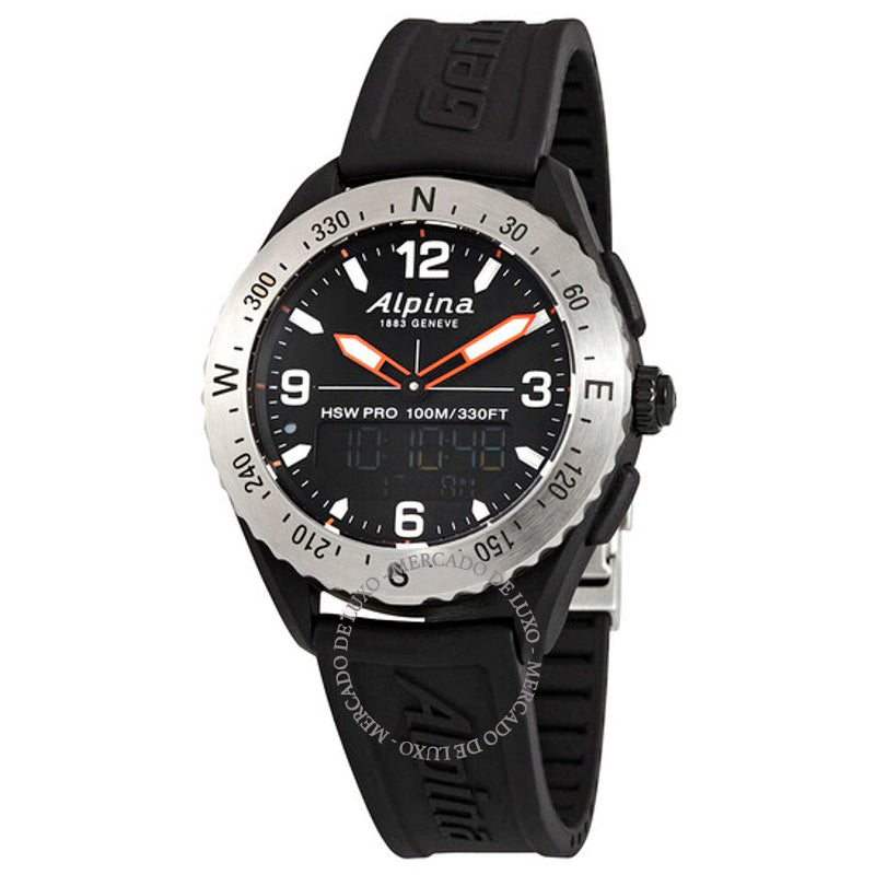 Relógio  Alpiner X Quartz Mostrador Preto Inteligente 45 mm - Mercado de Luxo - O Maior E-Commerce de Bens, Produtos e Serviços de Luxo do Brasil.