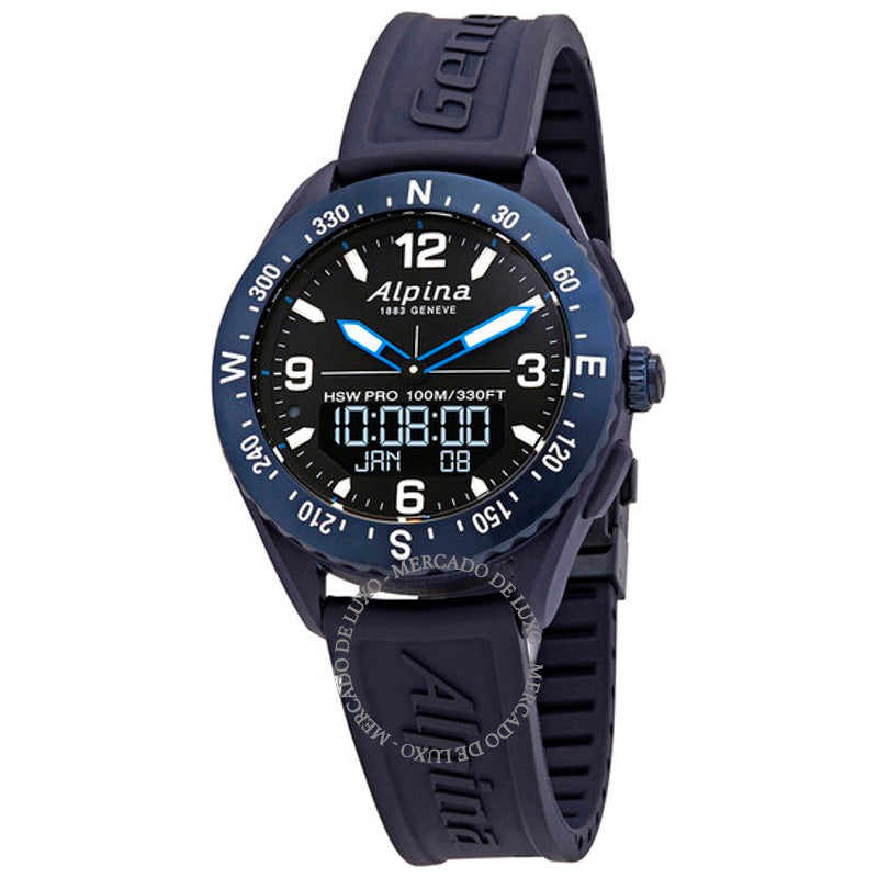 Relógio  Alpiner X Quartz Mostrador Preto Inteligente 45 mm - Mercado de Luxo - O Maior E-Commerce de Bens, Produtos e Serviços de Luxo do Brasil.