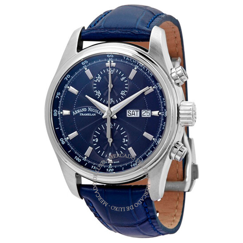 Relógio MH2 Cronógrafo Automático Mostrador Azul Escuro 43 mm - Mercado de Luxo - O Maior E-Commerce de Bens, Produtos e Serviços de Luxo do Brasil.