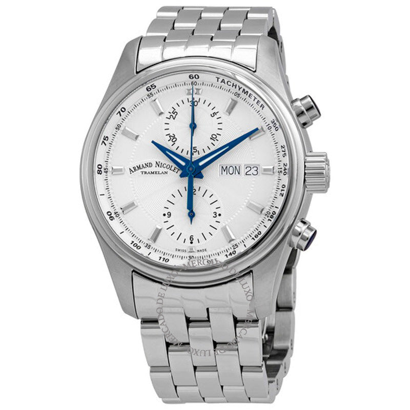 Relógio MH2 Cronógrafo Automático Mostrador Prateado 42 mm - Mercado de Luxo - O Maior E-Commerce de Bens, Produtos e Serviços de Luxo do Brasil.
