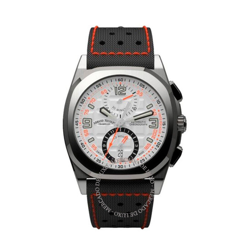 Relógio JH9 Cronógrafo Automático Mostrador Prateado 42 mm - Mercado de Luxo - O Maior E-Commerce de Bens, Produtos e Serviços de Luxo do Brasil.