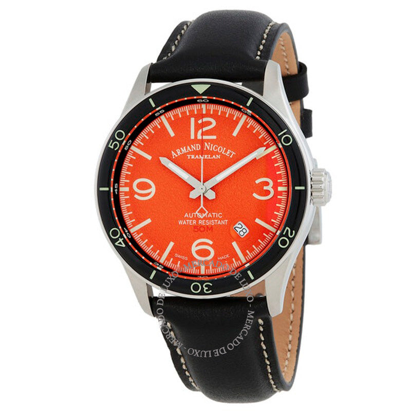Relógio M2H Mostrador Laranja Automático 41 mm - Mercado de Luxo - O Maior E-Commerce de Bens, Produtos e Serviços de Luxo do Brasil.