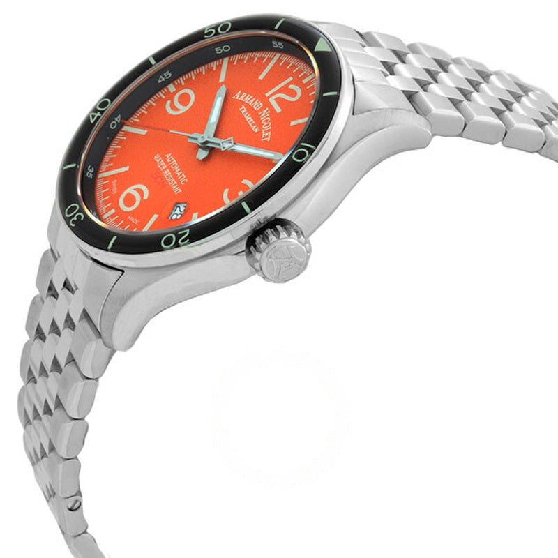 Relógio M2H Mostrador Laranja Automático 41 mm - Mercado de Luxo - O Maior E-Commerce de Bens, Produtos e Serviços de Luxo do Brasil.