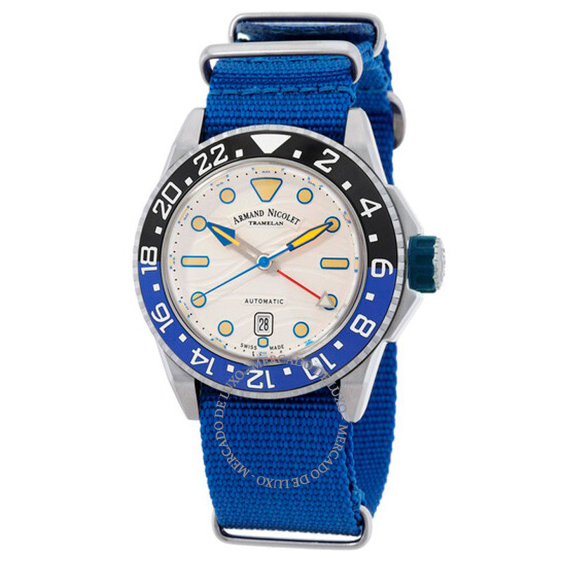 Relógio JSH Automático Mostrador Prateado 44 mm - Mercado de Luxo - O Maior E-Commerce de Bens, Produtos e Serviços de Luxo do Brasil.