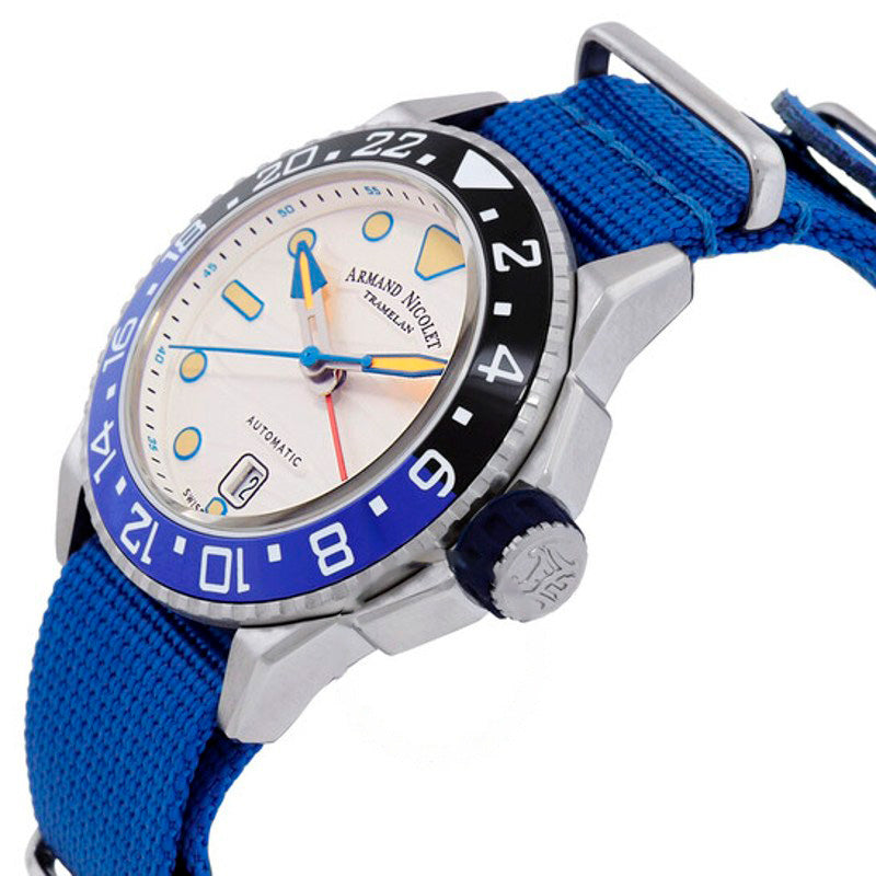 Relógio JSH Automático Mostrador Prateado 44 mm - Mercado de Luxo - O Maior E-Commerce de Bens, Produtos e Serviços de Luxo do Brasil.