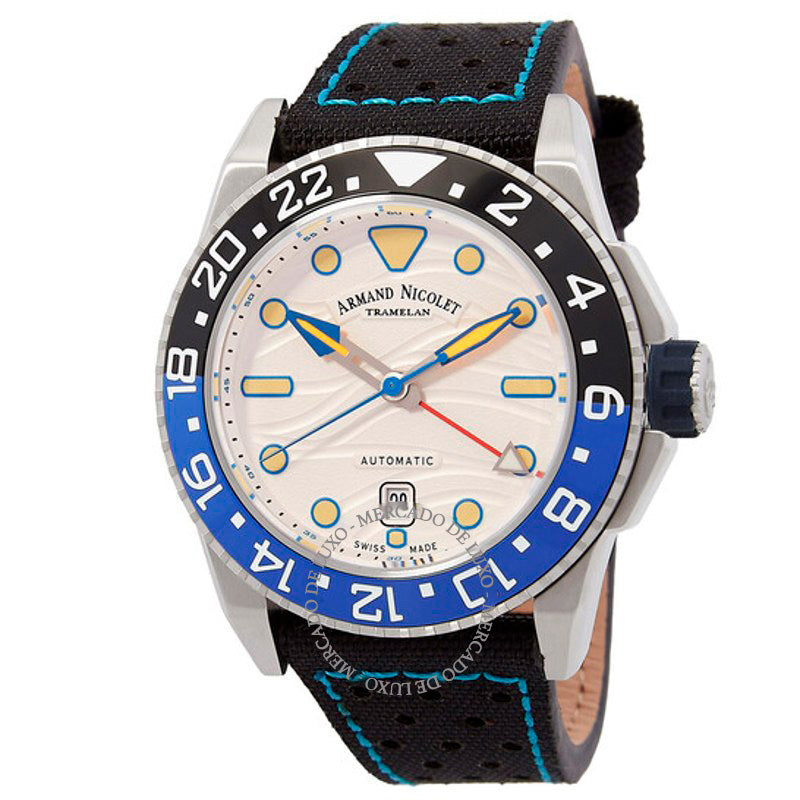 Relógio JSH Automático Mostrador Prateado 44 mm - Mercado de Luxo - O Maior E-Commerce de Bens, Produtos e Serviços de Luxo do Brasil.