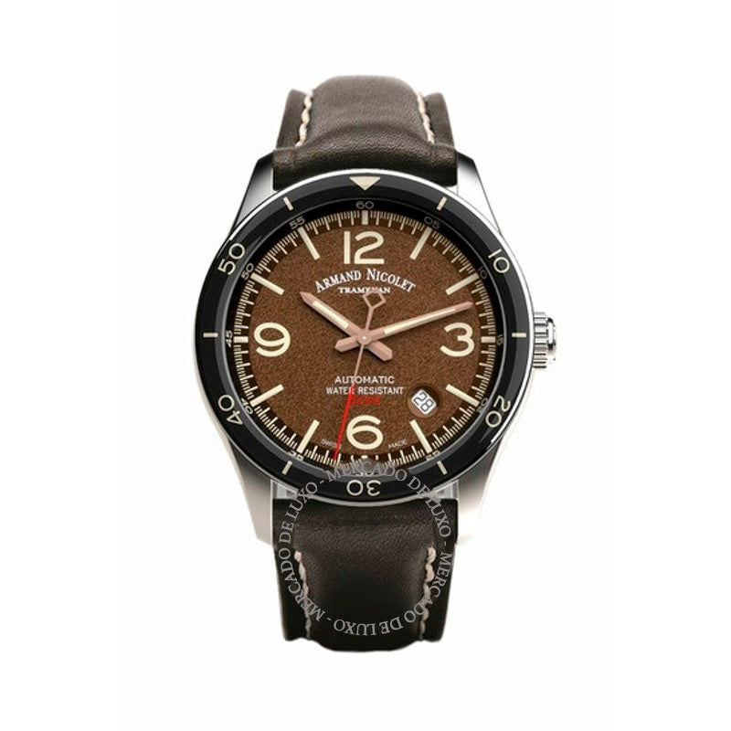 Relógio M2H Automático Mostrador Marrom 41 mm - Mercado de Luxo - O Maior E-Commerce de Bens, Produtos e Serviços de Luxo do Brasil.
