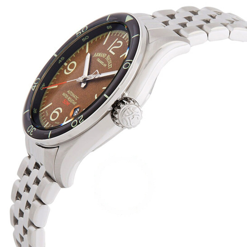 Relógio M2H Automático Mostrador Marrom 41 mm - Mercado de Luxo - O Maior E-Commerce de Bens, Produtos e Serviços de Luxo do Brasil.