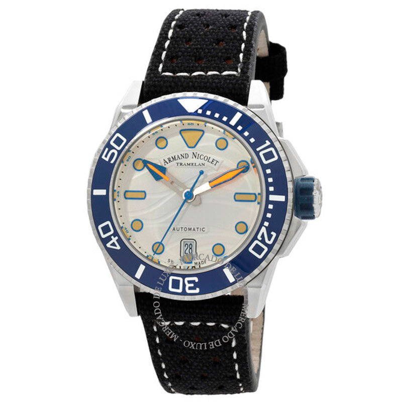Relógio JSH Automático Mostrador Branco 41 mm - Mercado de Luxo - O Maior E-Commerce de Bens, Produtos e Serviços de Luxo do Brasil.