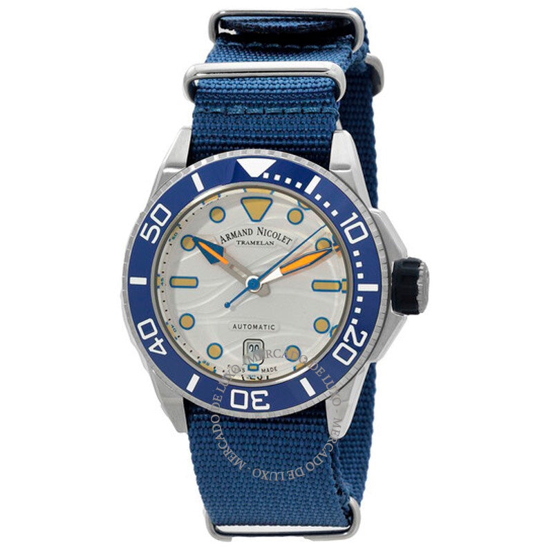Relógio JSH Automático Mostrador Branco 41 mm - Mercado de Luxo - O Maior E-Commerce de Bens, Produtos e Serviços de Luxo do Brasil.