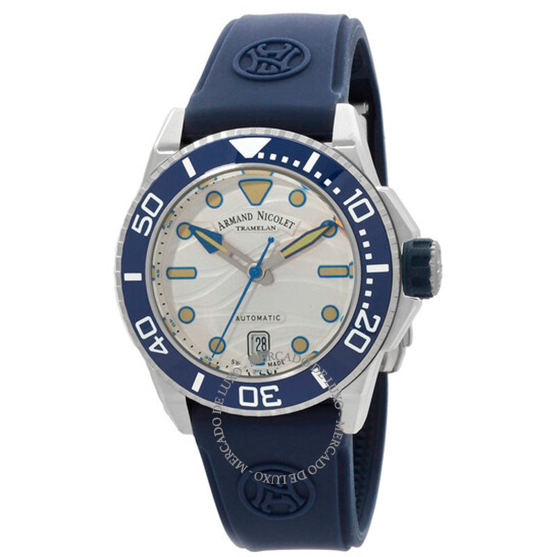 Relógio JSH Automático Mostrador Branco 41 mm - Mercado de Luxo - O Maior E-Commerce de Bens, Produtos e Serviços de Luxo do Brasil.
