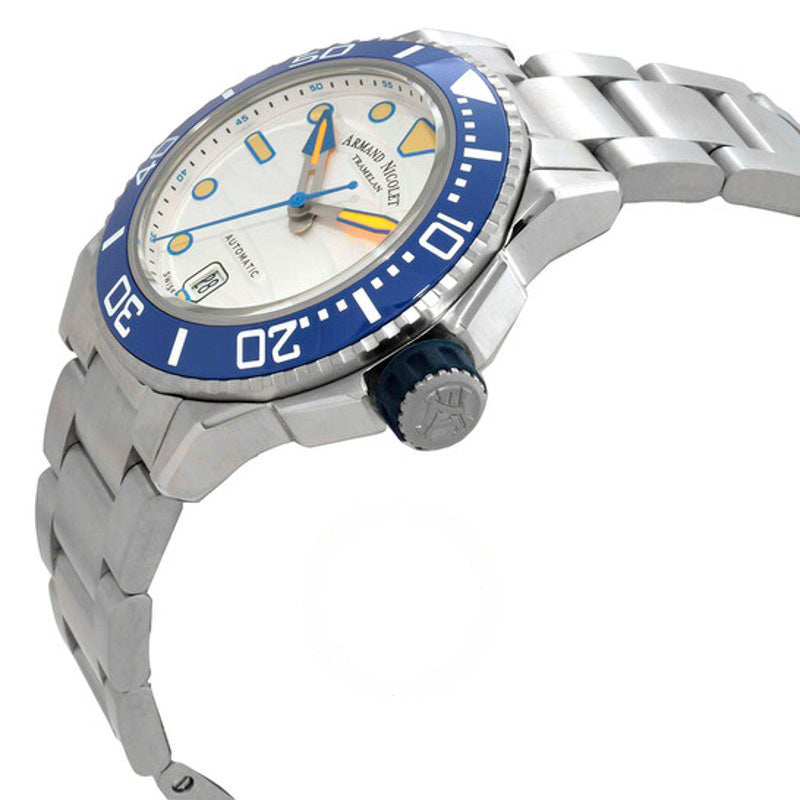 Relógio JSH Automático Mostrador Branco 41 mm - Mercado de Luxo - O Maior E-Commerce de Bens, Produtos e Serviços de Luxo do Brasil.