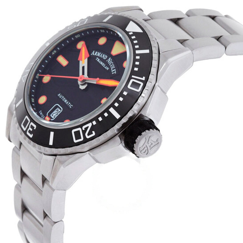 Relógio JSH Automático Mostrador Preto 41 mm - Mercado de Luxo - O Maior E-Commerce de Bens, Produtos e Serviços de Luxo do Brasil.