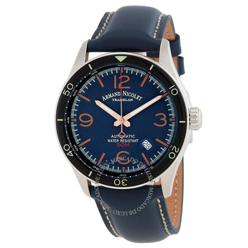 Relógio M2H Automático Mostrador Azul 41 mm - Mercado de Luxo - O Maior E-Commerce de Bens, Produtos e Serviços de Luxo do Brasil.