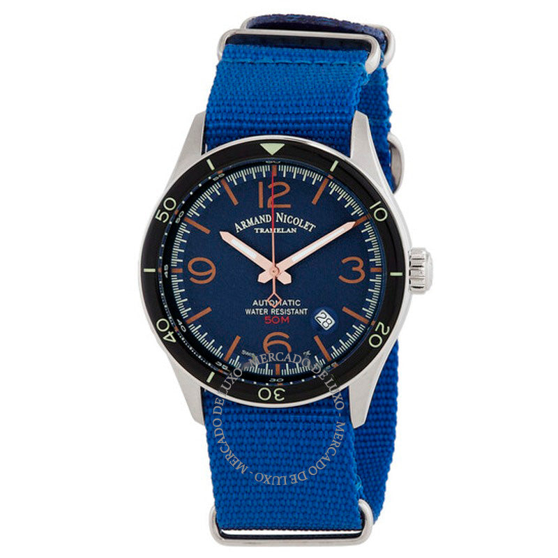 Relógio M2H Automático Mostrador Azul 41 mm - Mercado de Luxo - O Maior E-Commerce de Bens, Produtos e Serviços de Luxo do Brasil.