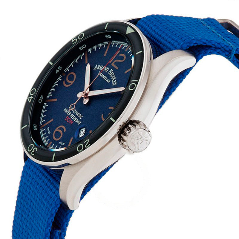 Relógio M2H Automático Mostrador Azul 41 mm - Mercado de Luxo - O Maior E-Commerce de Bens, Produtos e Serviços de Luxo do Brasil.