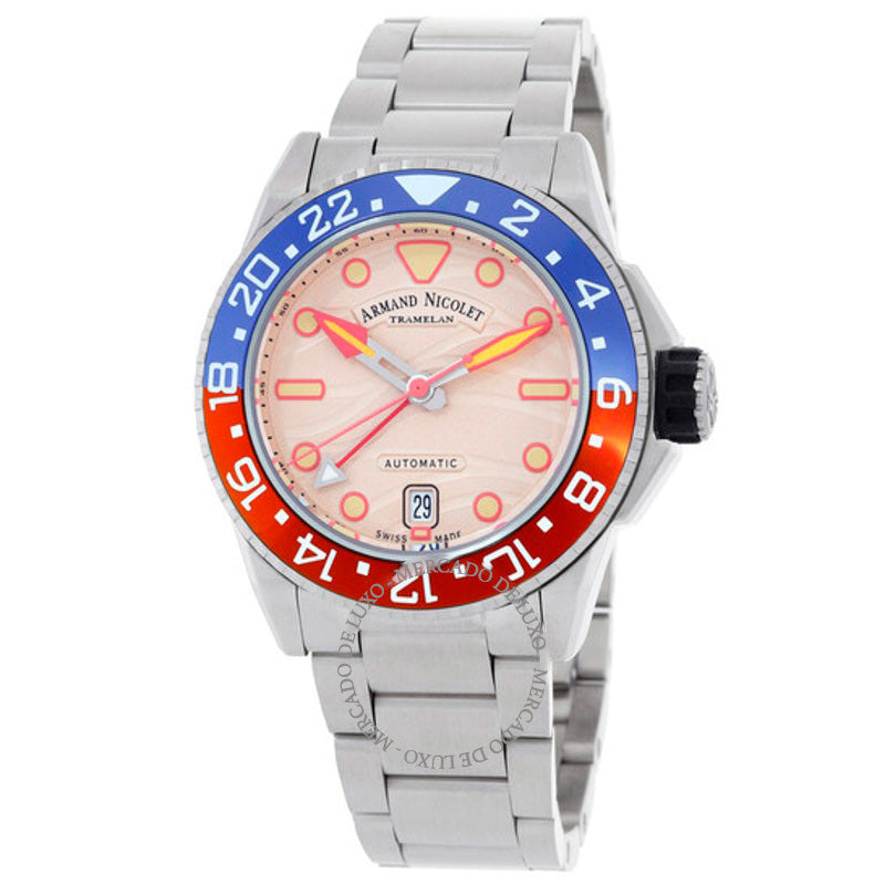 Relógio JSH GMT Automático 41 mm - Mercado de Luxo - O Maior E-Commerce de Bens, Produtos e Serviços de Luxo do Brasil.