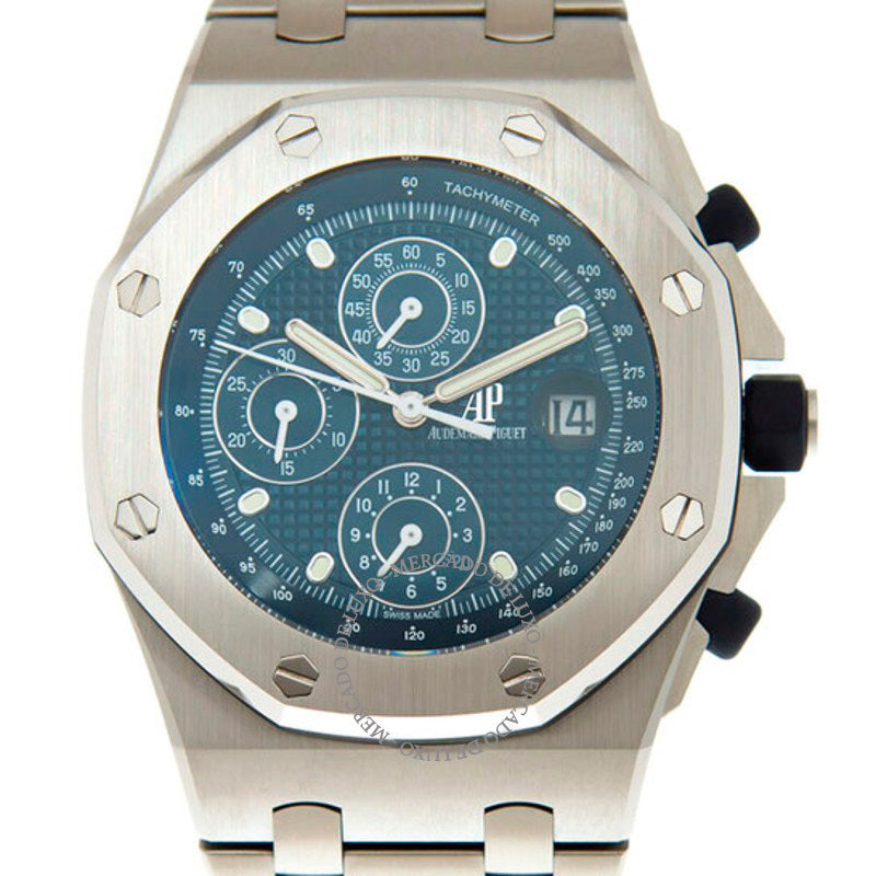 Relógio Royal Oak Offshore "25º Aniversário" Cronógrafo Automático Mostrador Azul 42 mm - Mercado de Luxo - O Maior E-Commerce de Bens, Produtos e Serviços de Luxo do Brasil.