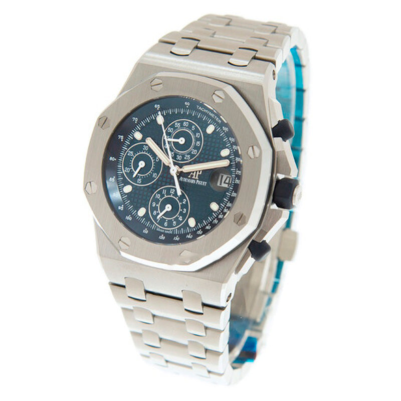Relógio Royal Oak Offshore "25º Aniversário" Cronógrafo Automático Mostrador Azul 42 mm - Mercado de Luxo - O Maior E-Commerce de Bens, Produtos e Serviços de Luxo do Brasil.