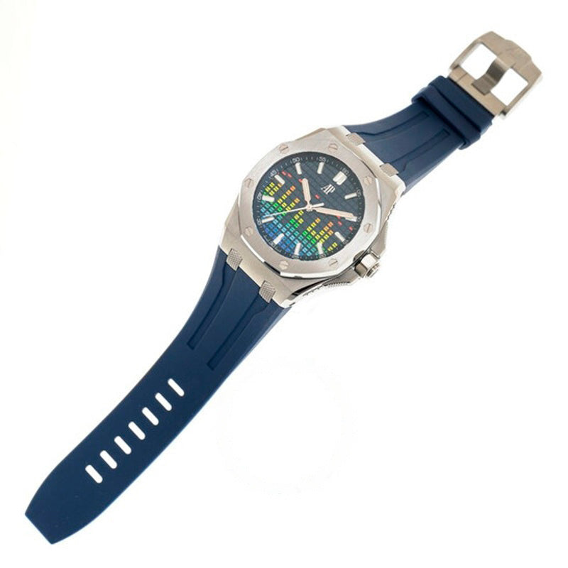 Relógio Royal Oak Offshore "Selfwinding - Music Edition" Mostrador Azul Automático 43 mm - Mercado de Luxo - O Maior E-Commerce de Bens, Produtos e Serviços de Luxo do Brasil.