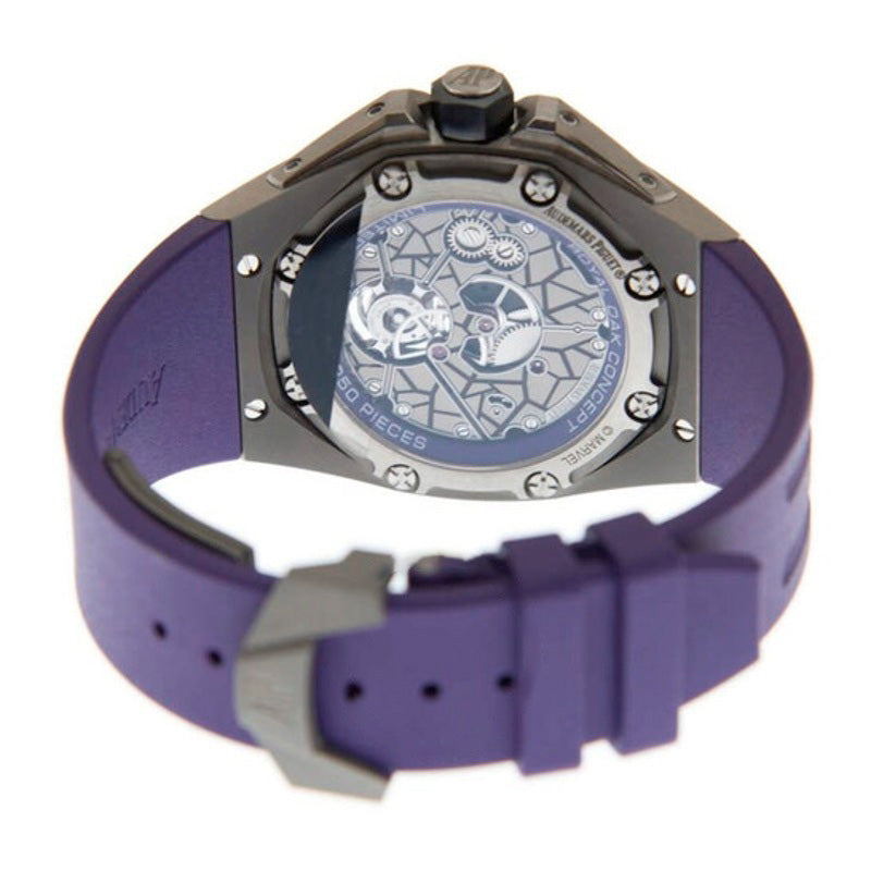Relógio Royal Oak Concept Pantera Negra Turbilhão Corda Manual Mostrador Prateado 42 mm - Mercado de Luxo - O Maior E-Commerce de Bens, Produtos e Serviços de Luxo do Brasil.