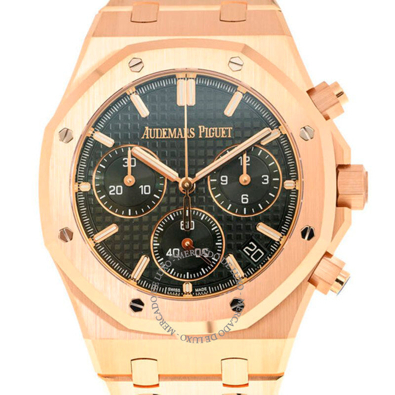 Relógio Royal Oak "50º Aniversário" Cronógrafo Automático Mostrador Verde 41 mm - Mercado de Luxo - O Maior E-Commerce de Bens, Produtos e Serviços de Luxo do Brasil.