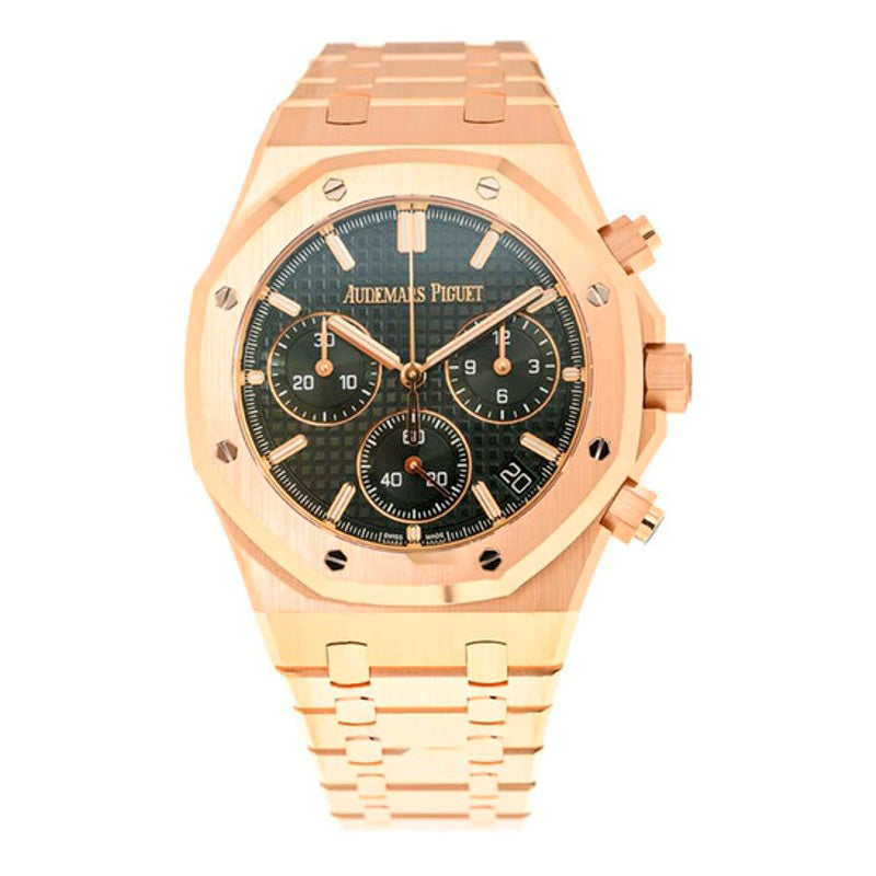 Relógio Royal Oak "50º Aniversário" Cronógrafo Automático Mostrador Verde 41 mm - Mercado de Luxo - O Maior E-Commerce de Bens, Produtos e Serviços de Luxo do Brasil.