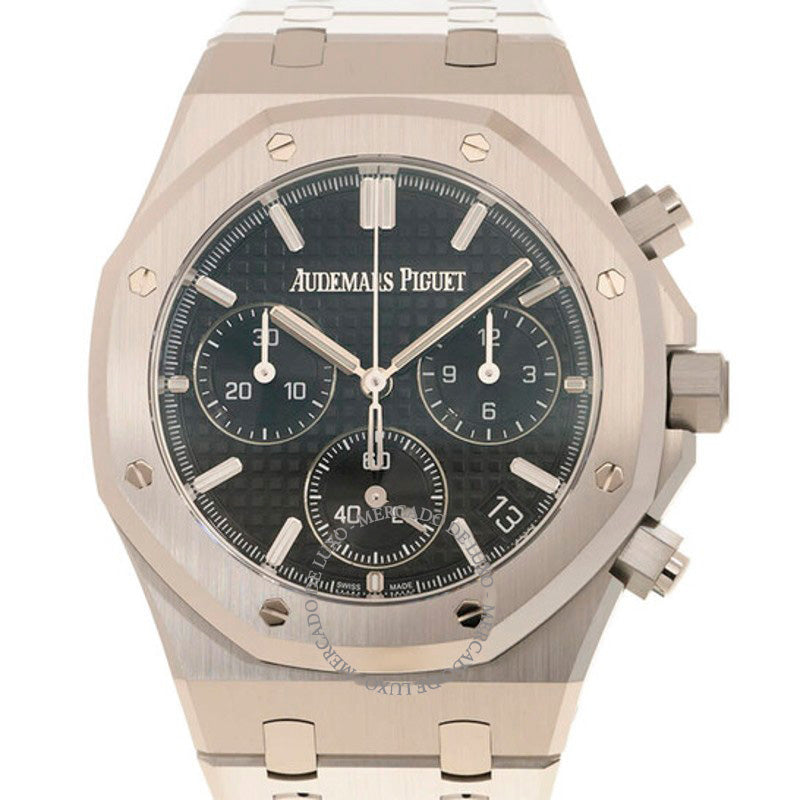 Relógio Royal Oak "50º Aniversário" Cronógrafo Automático Mostrador Preto 41 mm - Mercado de Luxo - O Maior E-Commerce de Bens, Produtos e Serviços de Luxo do Brasil.