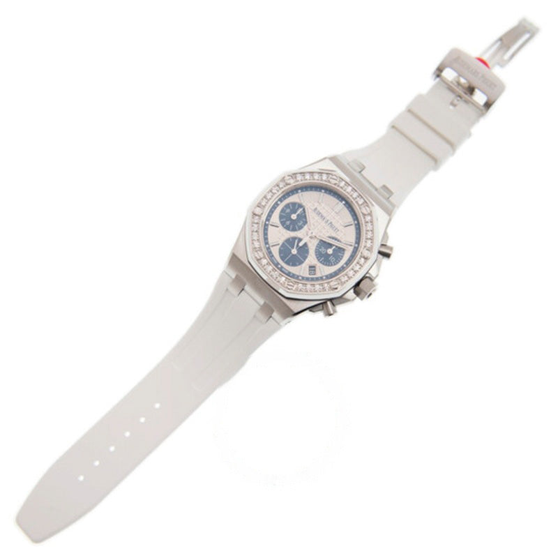 Relógio Royal Oak Offshore Cronógrafo Automático Diamante Mostrador Branco 37 mm - Mercado de Luxo - O Maior E-Commerce de Bens, Produtos e Serviços de Luxo do Brasil.