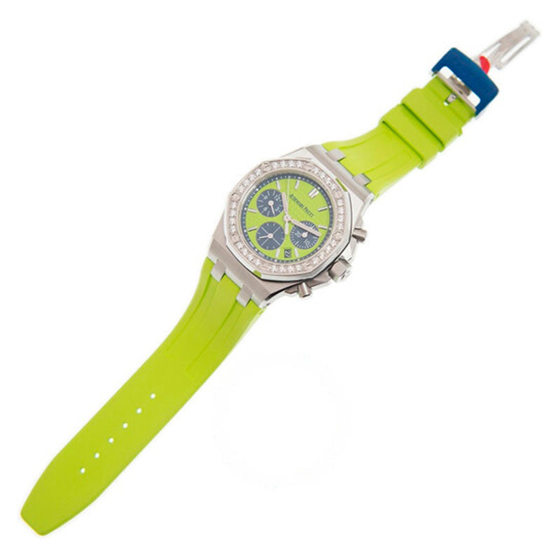 Relógio Royal Oak Offshore Cronógrafo Automático Mostrador Verde Diamante 37 mm - Mercado de Luxo - O Maior E-Commerce de Bens, Produtos e Serviços de Luxo do Brasil.