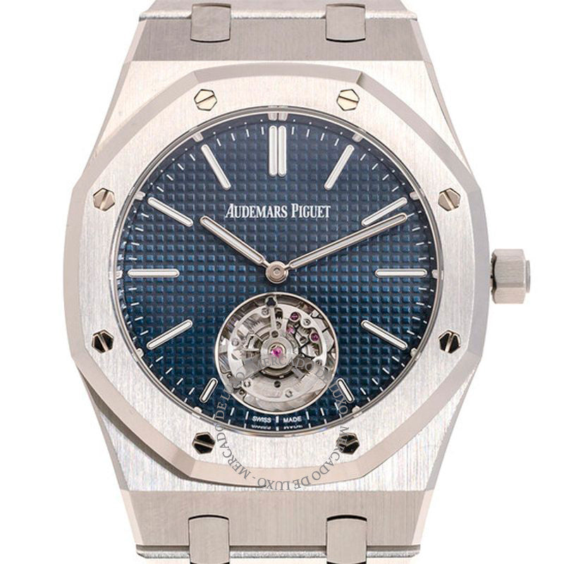 Relógio Royal Oak "50º Aniversário" Turbilhão Automático Mostrador Azul 39 mm - Mercado de Luxo - O Maior E-Commerce de Bens, Produtos e Serviços de Luxo do Brasil.
