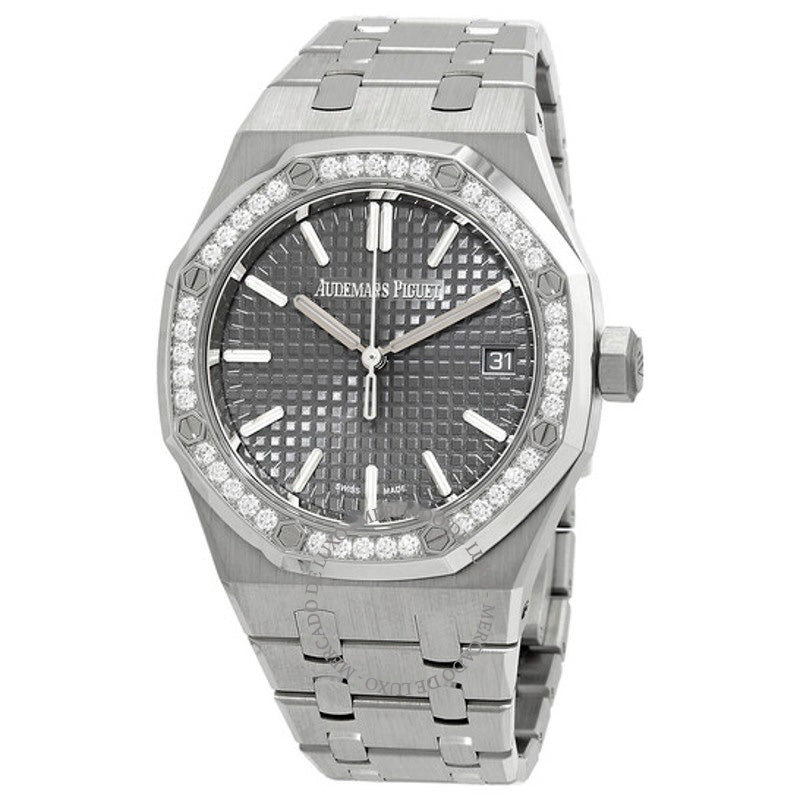 Relógio Royal Oak "50º aniversário" Automático Mostrador Cinza Diamante 37 mm - Mercado de Luxo - O Maior E-Commerce de Bens, Produtos e Serviços de Luxo do Brasil.