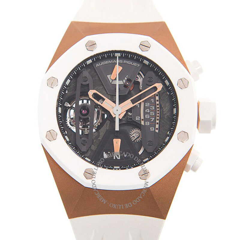 Relógio Royal Oak Concept Tourbillon Cronógrafo Mostrador Esqueleto 44 mm - Mercado de Luxo - O Maior E-Commerce de Bens, Produtos e Serviços de Luxo do Brasil.