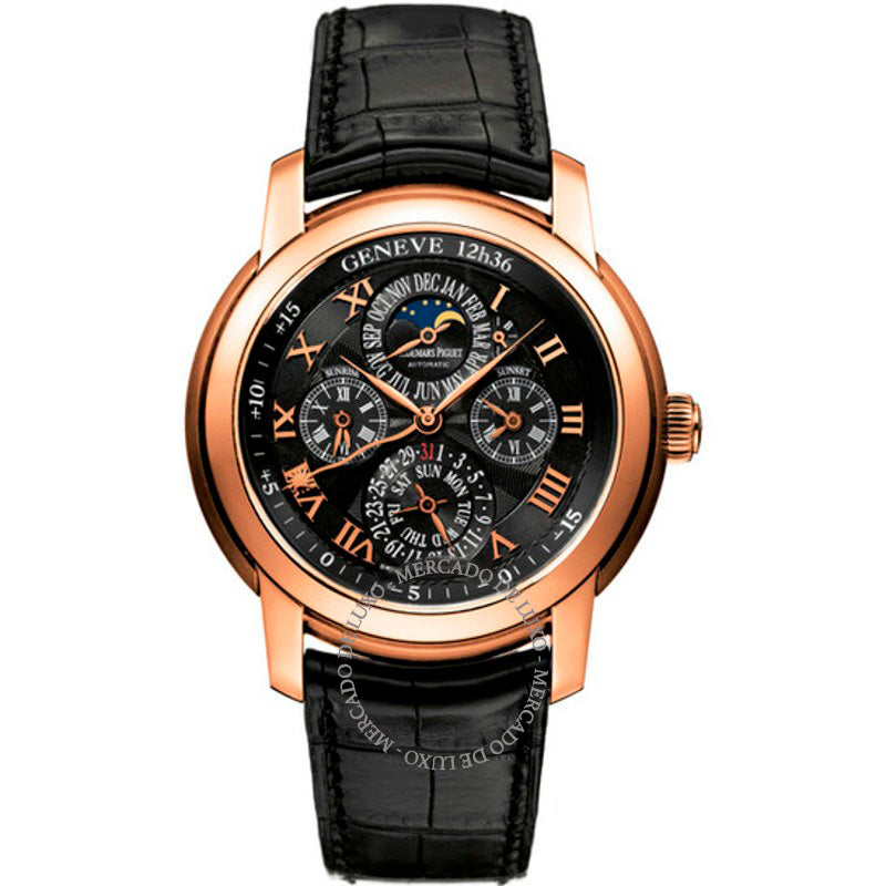 Relógio Equação do Tempo de Jules Audemars Complicação Ouro Rosa 43 mm - Mercado de Luxo - O Maior E-Commerce de Bens, Produtos e Serviços de Luxo do Brasil.