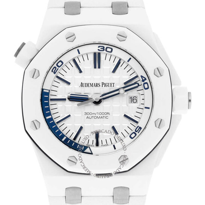 Relógio Royal Oak Offshore Diver Light Mostrador prateado Automático 42 mm - Mercado de Luxo - O Maior E-Commerce de Bens, Produtos e Serviços de Luxo do Brasil.