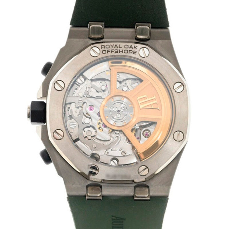Relógio Royal Oak Offshore Cronógrafo Automático Mostrador Verde 43 mm - Mercado de Luxo - O Maior E-Commerce de Bens, Produtos e Serviços de Luxo do Brasil.