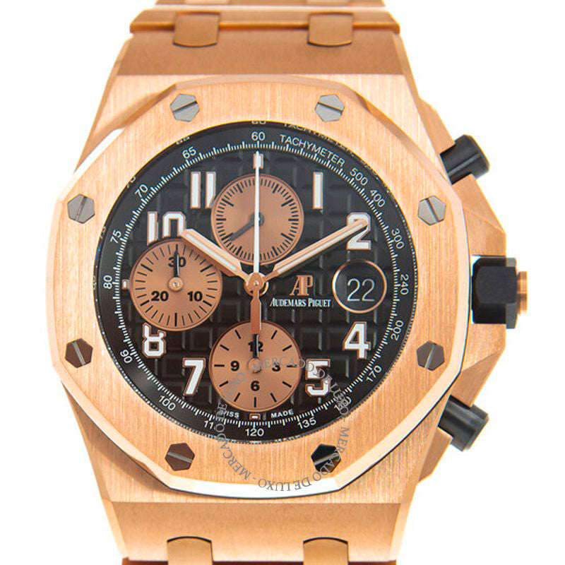 Relógio Royal Oak Offshore Cronógrafo Automático Mostrador Preto 42 mm - Mercado de Luxo - O Maior E-Commerce de Bens, Produtos e Serviços de Luxo do Brasil.