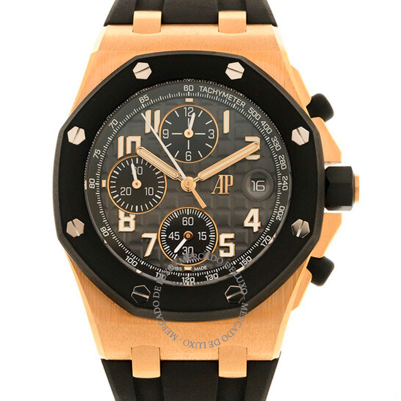 Relógio Royal Oak Offshore Cronógrafo Automático Mostrador Cinza 42 mm - Mercado de Luxo - O Maior E-Commerce de Bens, Produtos e Serviços de Luxo do Brasil.