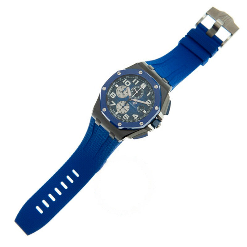 Relógio Royal Oak Offshore Cronógrafo Automático Mostrador Azul 44 mm - Mercado de Luxo - O Maior E-Commerce de Bens, Produtos e Serviços de Luxo do Brasil.