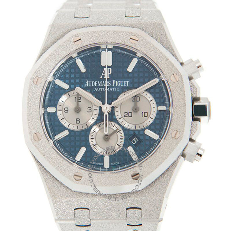 Relógio Royal Oak Frosted White Gold Chronograph Automatic 41 mm - Mercado de Luxo - O Maior E-Commerce de Bens, Produtos e Serviços de Luxo do Brasil.